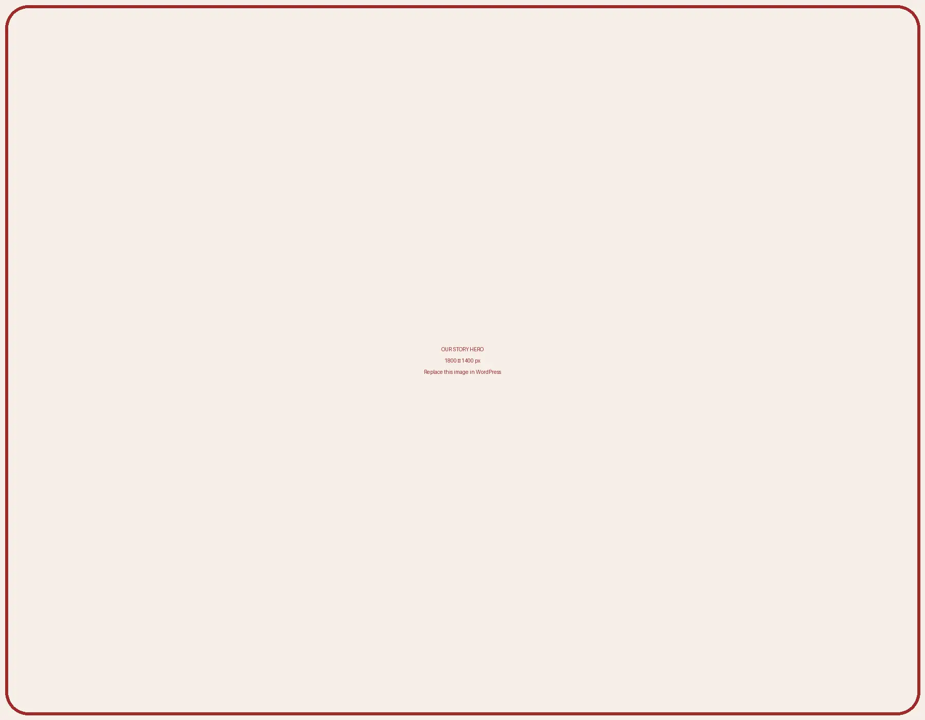 Our Story hero placeholder